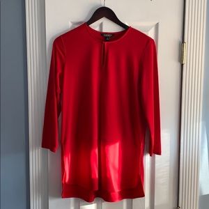 Ralph Lauren red blouse